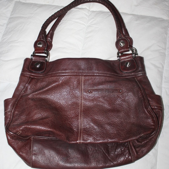 B. Makowsky Large Leather Bag - Picture 4 of 7